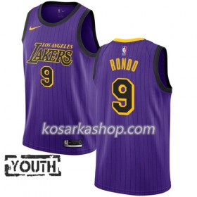 Dres Los Angeles Lakers Rajon Rondo 9 Nike 2018-19 City Edition Ljubičasta Swingman - Dječji